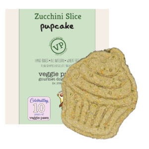 Zucchini Slice Cupcake Dog Treat