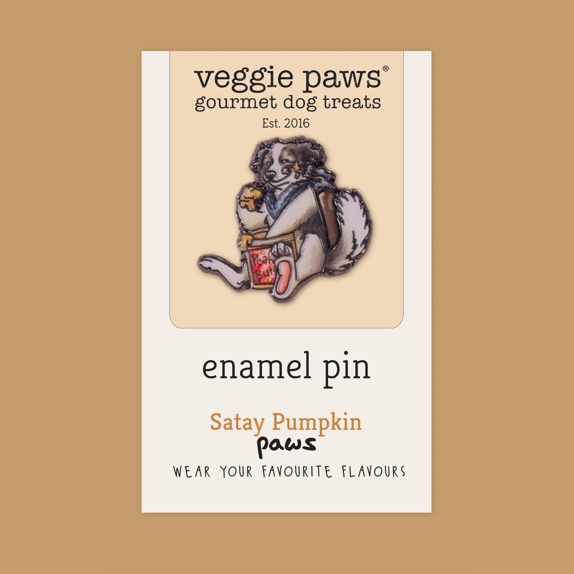 Enamel Pin - Satay Pumpkin