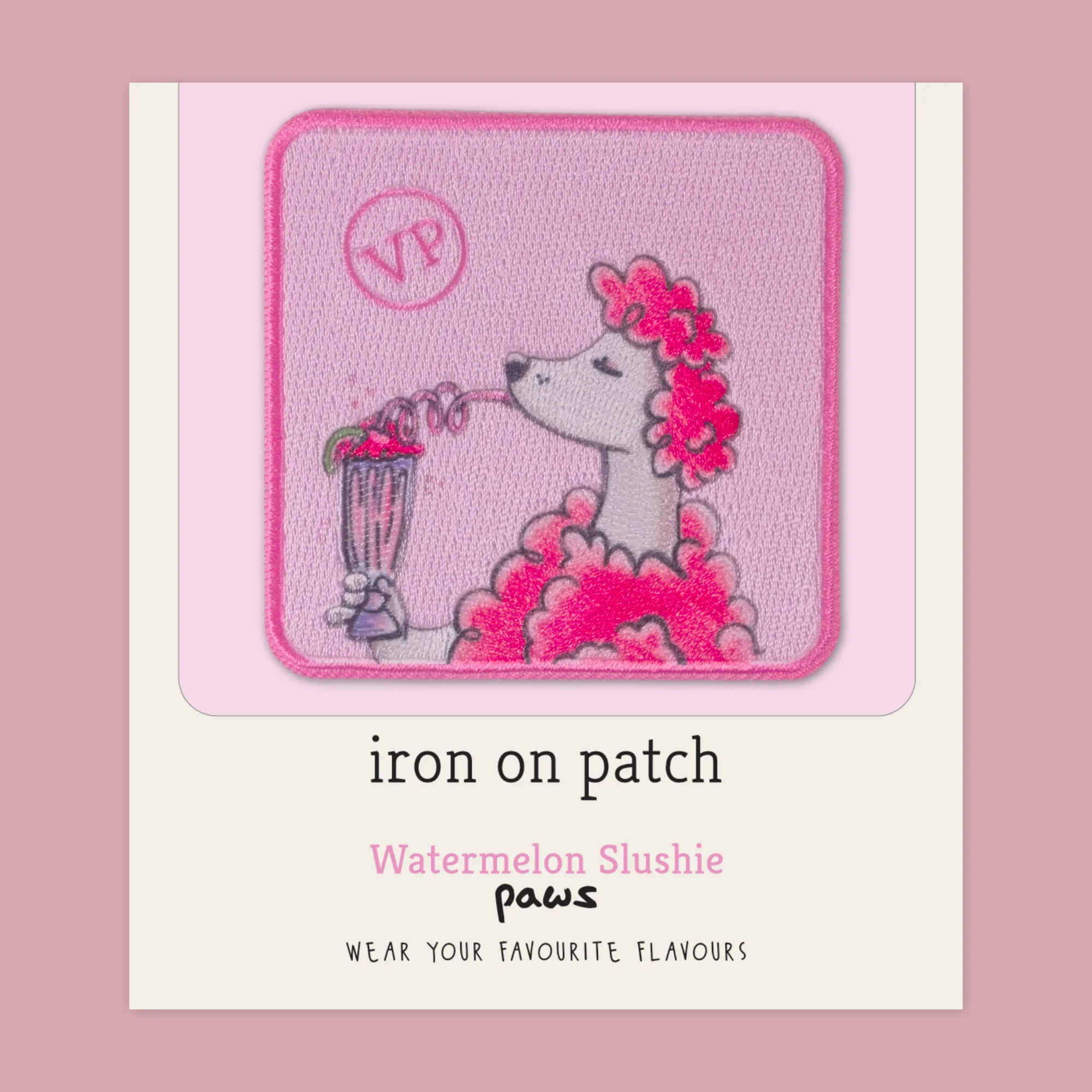 Iron on Patch - Watermelon Slushie