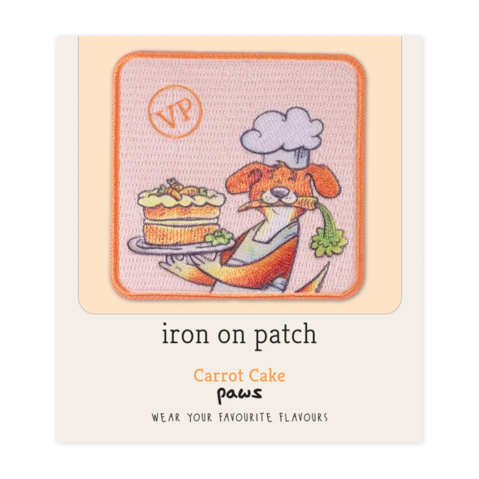 Iron on Patch - Carrot Cake