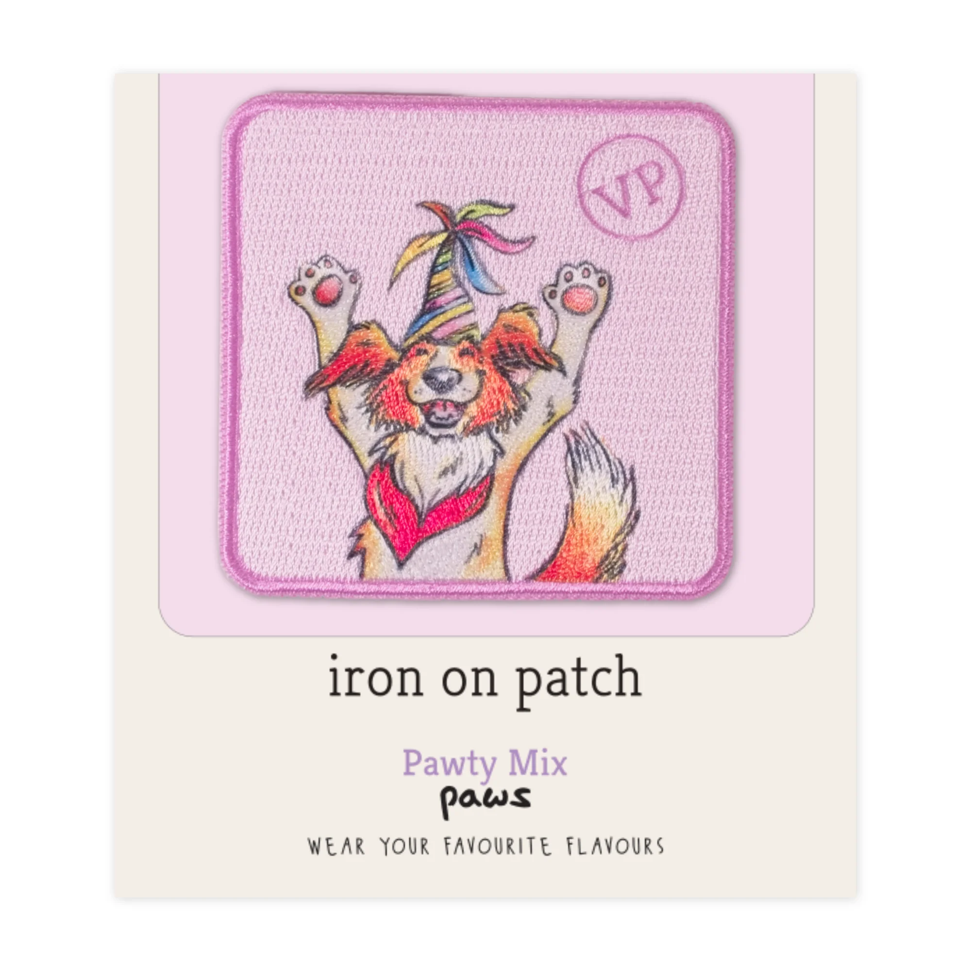 Iron on Patch - Pawty Mix